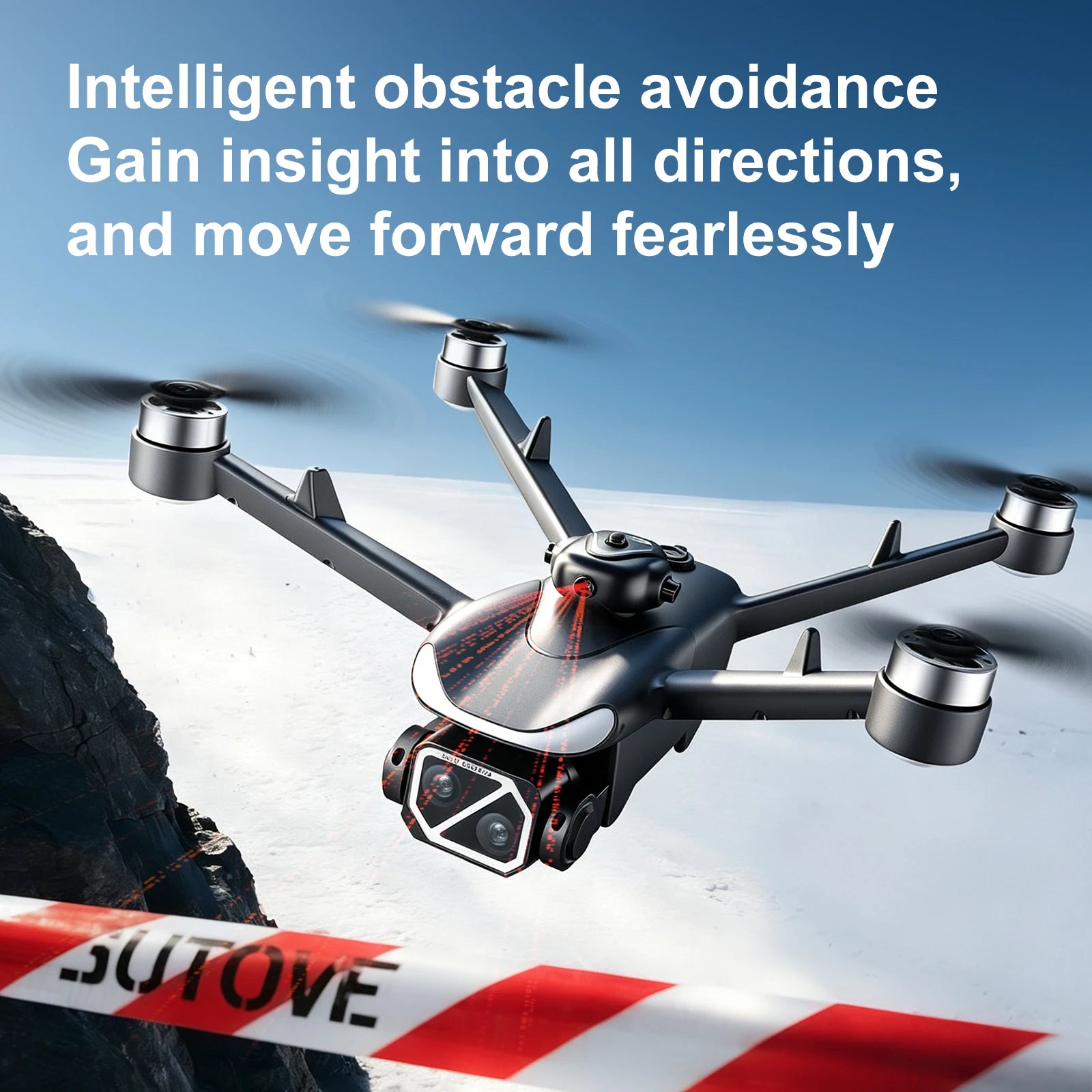 NEW YL09 Drone With Screen Remote Control 8K HD Dual Camera Brushless Motor Obstacle Avoidance Foldable FPV Quadcopter RC Drones