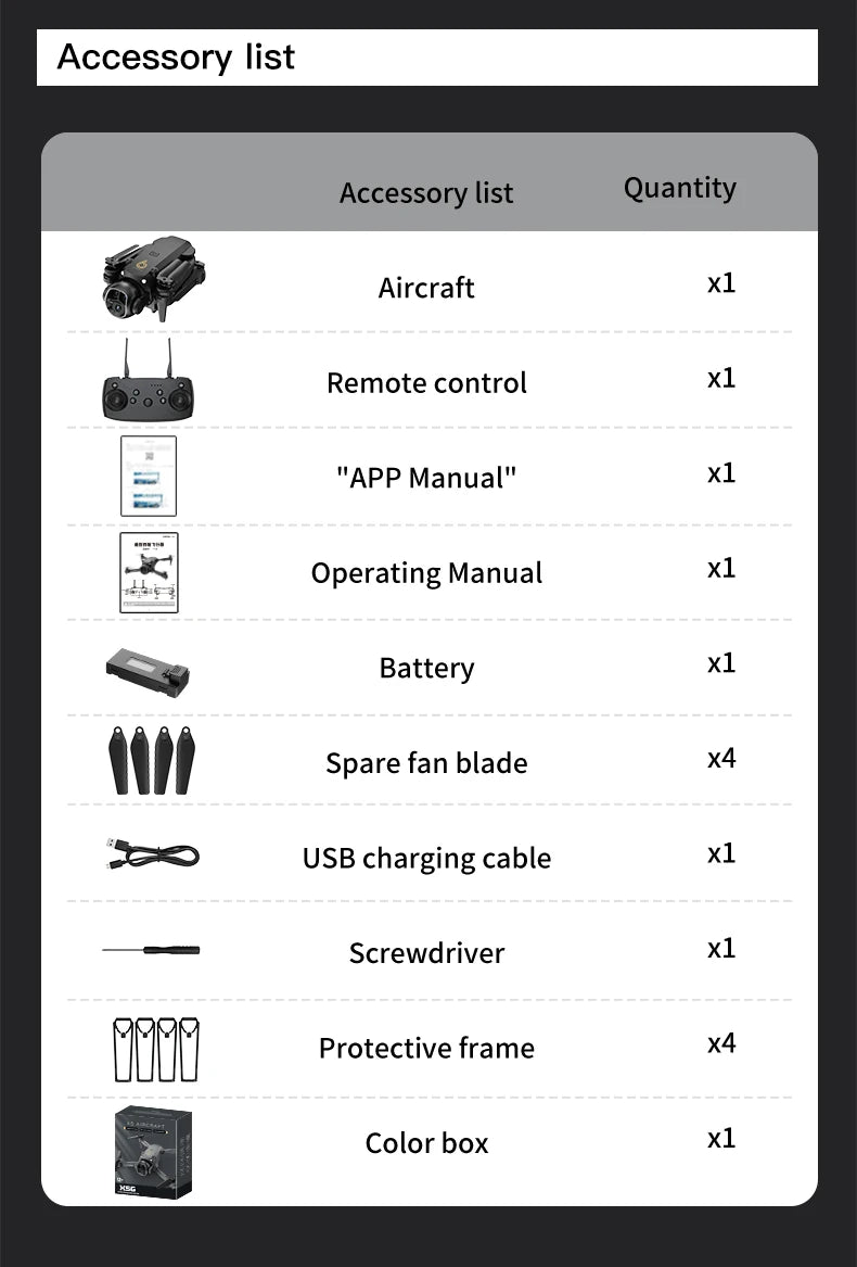 XS6 RC Mini Drone 8K HD Dual Camera 360° Obstacle Avoidance Optical Flow Indoor Outdoor Quadcopter Toys For Kids Birthday Gift