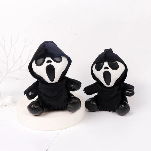 Load image into Gallery viewer, 18cm Ghostface Plush Toy Figure Horror Doll Soft Stuffed Kids Halloween Toy Doll Halloween Decoration
