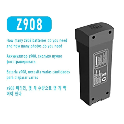 Load image into Gallery viewer, Original Drone battery for V168 V198 M6 Z908 S18 V66 s12 a14 v666 battery,rechargeable butler,propeller for drone accessories
