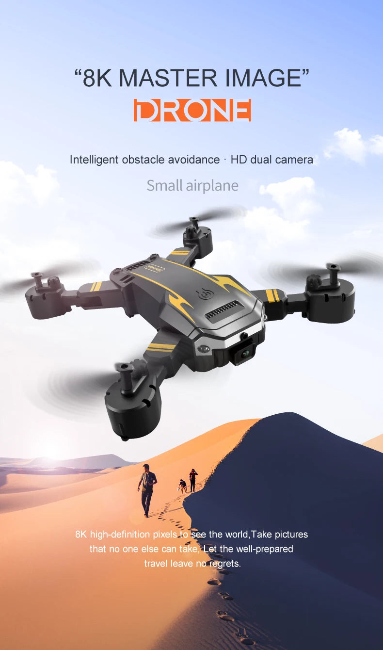 New G6 Drone 5G Profesional 8K HD Camera Optical flow Foldable Aerial Photography Drone Obstacle Avoidance Quadcopter Toys Gifts