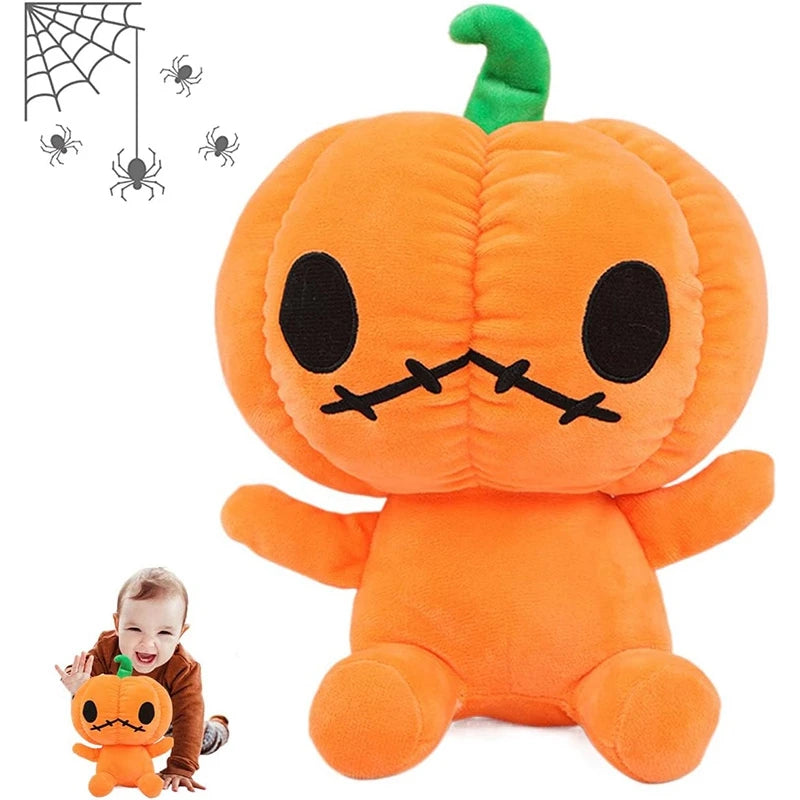 30cm Halloween Pumpkin Plush Toy Party Festival Cotton Soft Pumpkin Stuffed