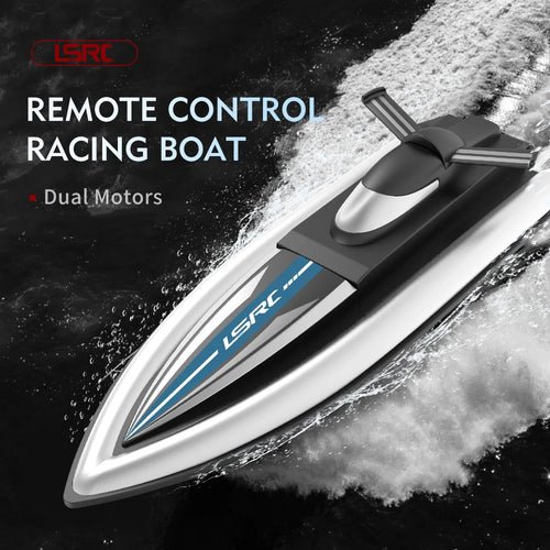 Load image into Gallery viewer, 2.4G LSRC-B8 RC High Speed Racing Boat Waterproof Rechargeable Model Electric Radio Remote Control Speedboat Toys for boys 14Y+
