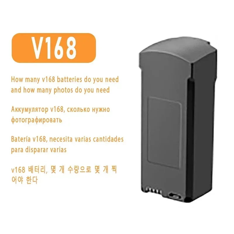 Original Drone battery for V168 V198 M6 Z908 S18 V66 s12 a14 v666 battery,rechargeable butler,propeller for drone accessories