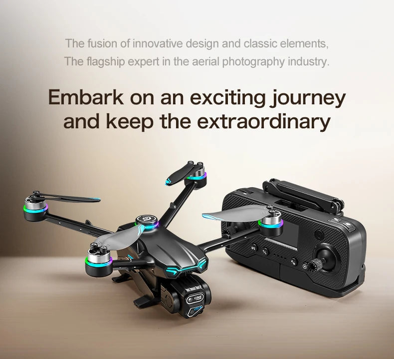 New GT6 Drone 8K Professional HD Dual Camera GPS Smart Return 5G WIFI Obstacle Avoidance Brushless Foldable Quadcopter Dron
