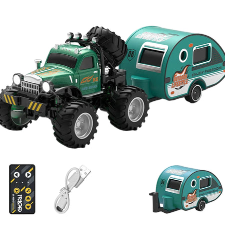 RC, New 1:64 Rc Car Mini 2.4Ghz City Road Handle High Speed Alloy All Terrain Remote Control Car Dual Control Children's Toys Gifts