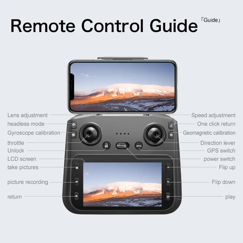 Load image into Gallery viewer, New S-X1 Quadcopter Drone: 4K Camera, 3-Axis Gimbal w/EIS, 5G GPS | Pro Aerial Photo Gift with Foldable Design
