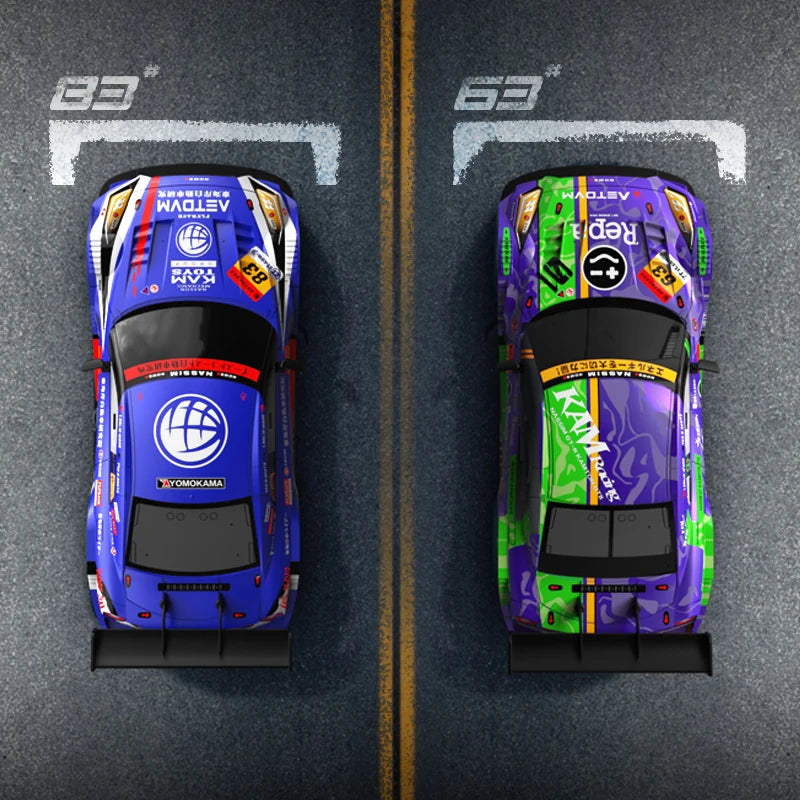 Rc Car 4WD Drift Racing 2.4G Dual Motors 40km/H 40 Minutes Long Battery Life 1:16 GTR Remote Control Car Outdoor Racing Car Toys