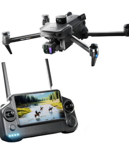 P7 MAX High-end Professional GPS Drone 8K With Screen Remote Control 20km Digital Image Transmission Brushless RC Quadcopter Toy