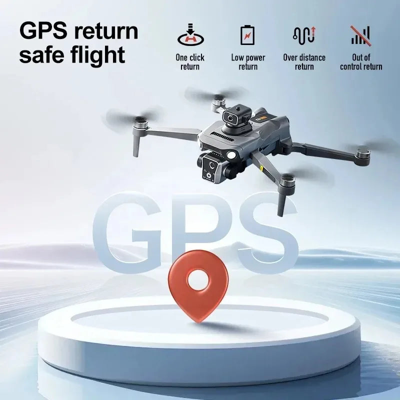 K19 MAX GPS Drone Cam Fishing Air Drop Automatic Turnaround 5G Screen Obstacle Avoidance Drone Professional Camera FPV Dron
