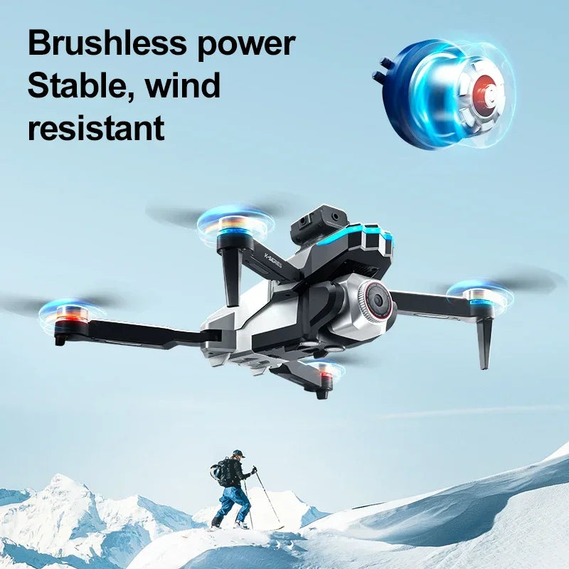 K16 Uav Aerial Photography 8K High-Definition Camera Screen Controlled Version Foldable Four-Axis Remote Control Aircraft Toys