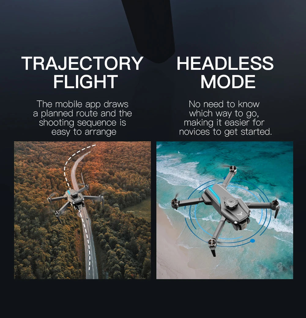 SG109 Pro Mini  Drone 8K Profesional with HD Camera 5G WiFi GPS Folding 4-Axis anti Shake Gimbal Brushless Motoror Quadcopter Ne