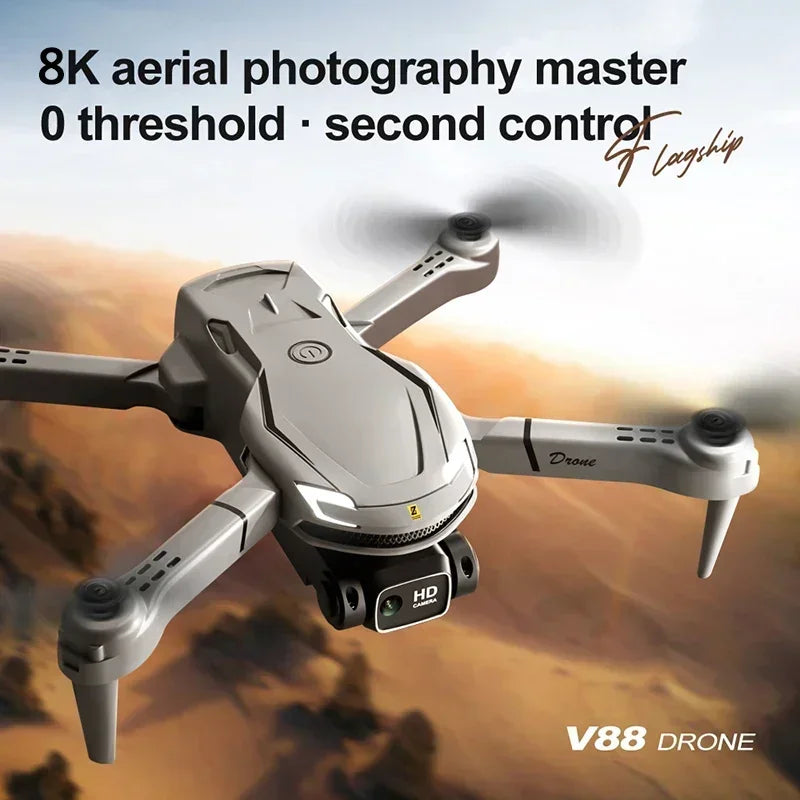 GISAEV V88 Drone 8K 5G GPS Professional HD Aerial Photography Remote Control Aircraft HD Dual Camera Quadcopter Toy UAV
