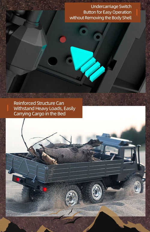 Load image into Gallery viewer, JJRC C8823 Fully Proportional Six Wheel Drive RC Remote Control Off Road Vehicle Independent Suspension Remote Control Toy Boy
