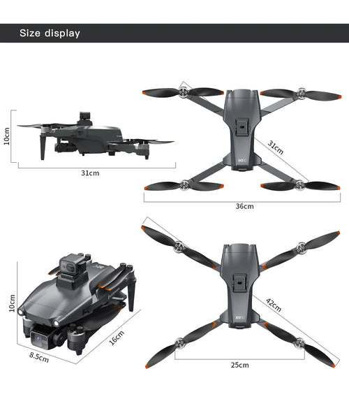 Load image into Gallery viewer, 2025 New L600 PRO MAX GPS Drone 5KM 4K Professional HD Dual Camera 3-Axis Gimbal 360 Obstacle Avoidance Brushless Quadcopter Toy
