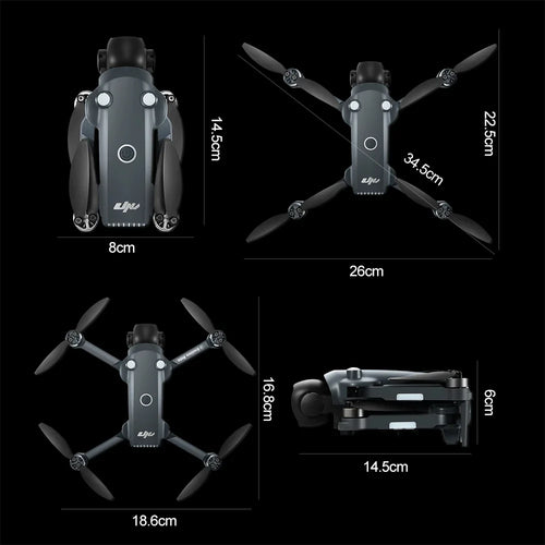 Load image into Gallery viewer, Original V988 Drone 8K HD Dual Camera Professional 5G WIFI FPV Remote control with large screen Foldable Quadcopter RC DronPlusX
