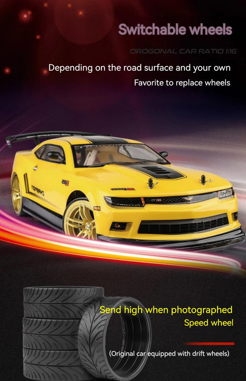 Load image into Gallery viewer, 1:10 4wd 70km/h Rc Drift Car Drifting Wheels Anti-collision Off-road Racing Rc Cars Off Road 4×4 Toys Rc Drift Car Large Speed
