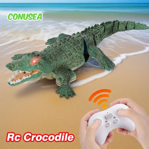 Load image into Gallery viewer, Rc Crocodile Remote Control Boat Electric Simulation Radio control  Machine toys  Children&#39;s Water pool Outdoor Toys for Boys
