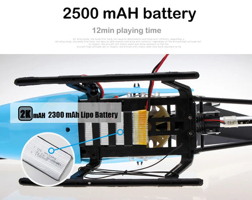 Load image into Gallery viewer, Rc Helicopter With Remote Control Extra Durable Big Plane Toy For Kids Drone Model Outdoor 3.5CH 80cm Aircraft Large Helicoptero
