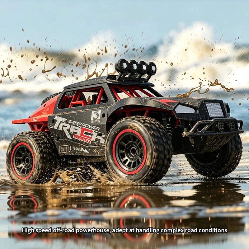 2026 New C35 1/18 4WD RC Car 30KM/H Offroad Monster Truck LED Headlights 2.4G Remote Control Car Outdoor Hobby Toy Gift For Kids