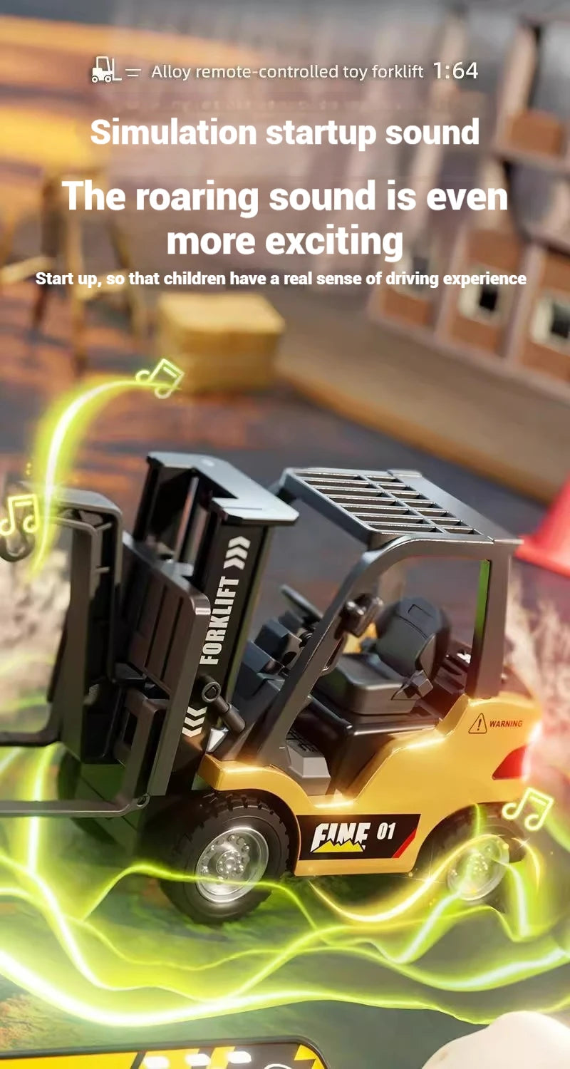 1/64mini RC Cars Mobile Bluetooth remote control dual model Three speed adjustable alloy engineering vehicle toy kid RC car gift