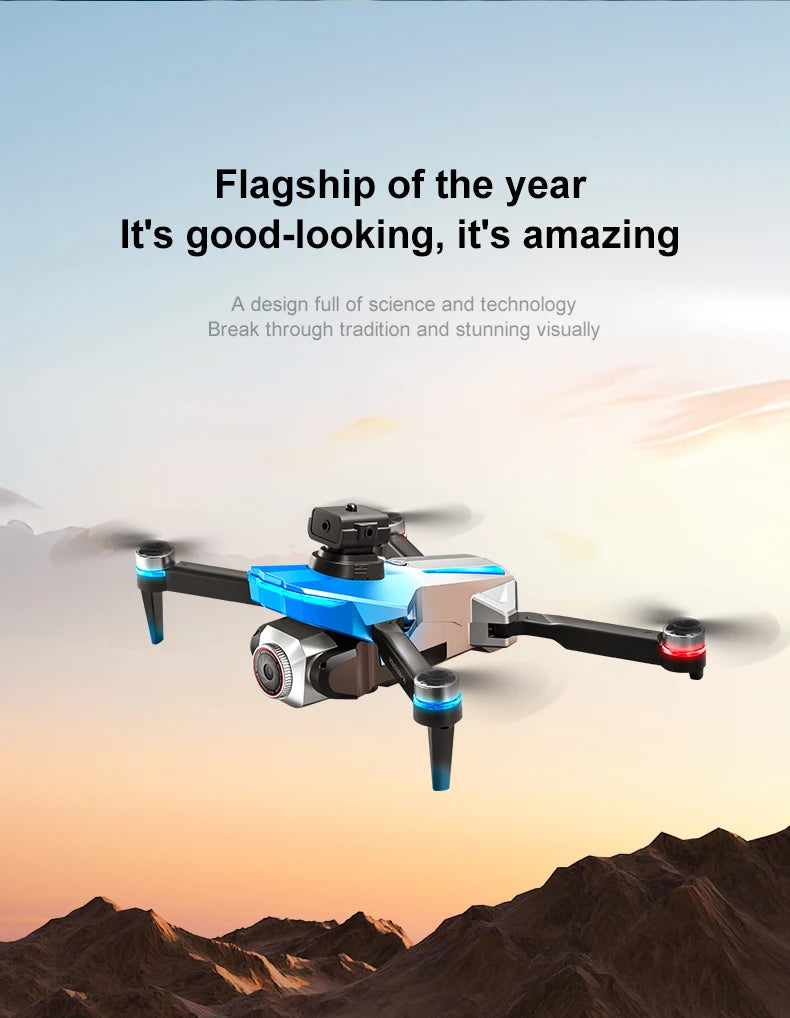 K16 Uav Aerial Photography 8K High-Definition Camera Screen Controlled Version Foldable Four-Axis Remote Control Aircraft Toys