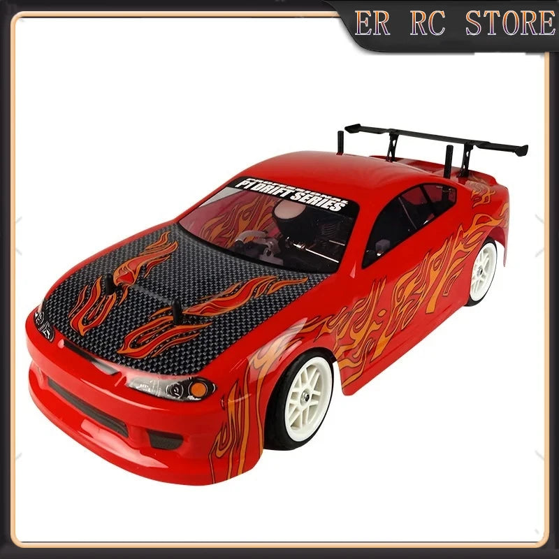 New Rc 1/10 Flat Sports Car Remote Control Model Toy Vrx Reiz Howe Rh1004 Two-Speed Methanol Fuel Gasoline Toy Model Car