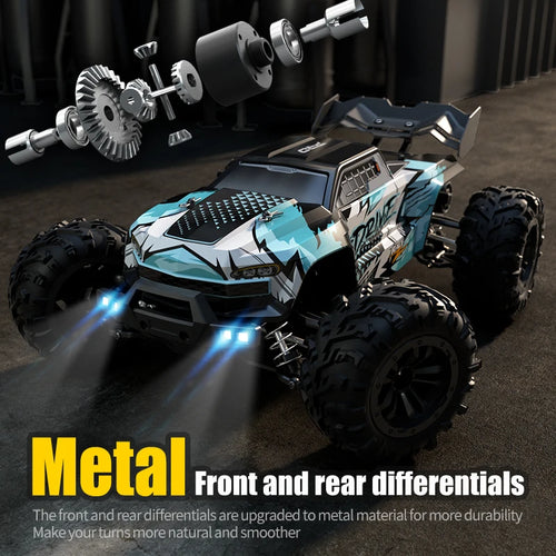 Load image into Gallery viewer, WLtoys 1:16 70KM/H  4WD RC Car With LED Remote Control Cars High Speed Drift Monster Truck for Kids VS 144001 Toys
