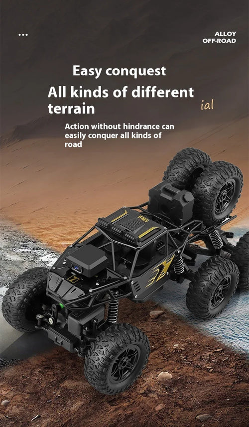 Load image into Gallery viewer, Trendy And Cool Oversized Remote Four-Wheel Drive Climbing Big Foot Car, Six Wheel Drive Racing Car, Boys&#39; Charging Toy Car
