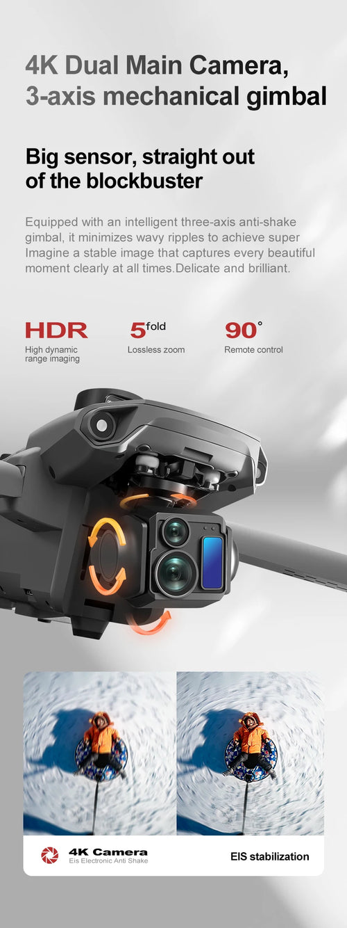 Load image into Gallery viewer, ZLL A25 PRO GPS Drone 8K Camera 3-Axis Gimbal WIFI Obstacle Avoidance Touch Screen FPV Brushless EIS Electronic RC Quadcopter ﻿

