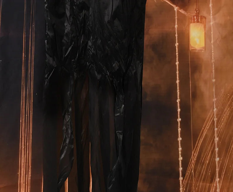 Halloween Decoration Screaming Scarecrow Ghost Voice-controlled Glowing and Sound-emitting Pendant Setting Up Props