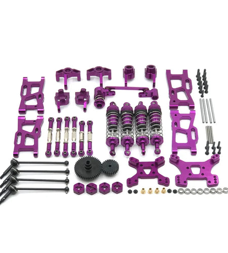 Wltoys 144001 144002 144010 124017 124019 Metal Upgrades Parts Modification Kits Swing Arm Shock Absorber Set RC Car Accessories
