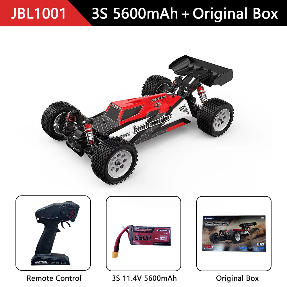 JBL 1/10 RC Car 4x4 RTR Electric Off-Road Crawler Brushless 2.4G High Speed Remote Control Climbing Vehicle Model Toys