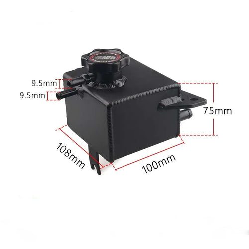 Load image into Gallery viewer, Aluminium Coolant Expansion Tank Overflow Reservoir Bottle For Subaru WRX 2002–2007 STI 2004–2016 2002 Subaru Impreza WRX Sedan
