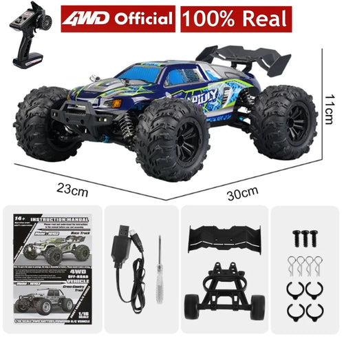 Load image into Gallery viewer, 1:16 80km/h Brushless RC Drift Car With LED Lights 4WD Electric High Speed Racing Remote Control Monster Truck for Kids Adults

