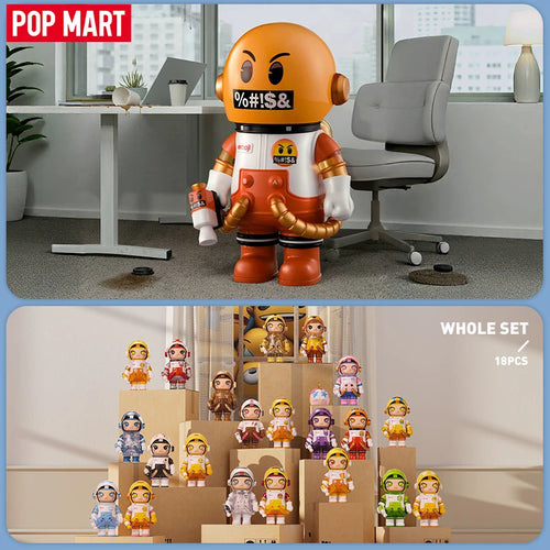 Load image into Gallery viewer, POP MART MEGA SPACE MOLLY 100% × emoji Series 1PC/9PCS POPMART Blind Box Action Figure Cute Toy

