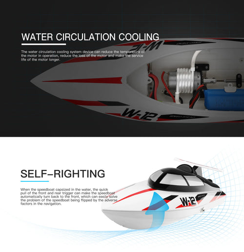 Load image into Gallery viewer, WLtoys WL916 WL912-A RC Boat 2.4Ghz 55KM/H 35KM/H High Speed Racing Watercraft Remote Control Speedboat Toys For Children
