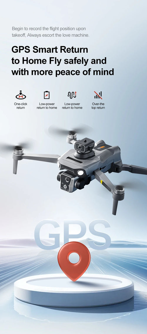 Load image into Gallery viewer, 2025 New K19Max RC Drone 8K HD Camera 5G GPS Optical Flow With 360°Laser Obstacle Avoidance RC Helicopter For Boy Adult Toy Gifs
