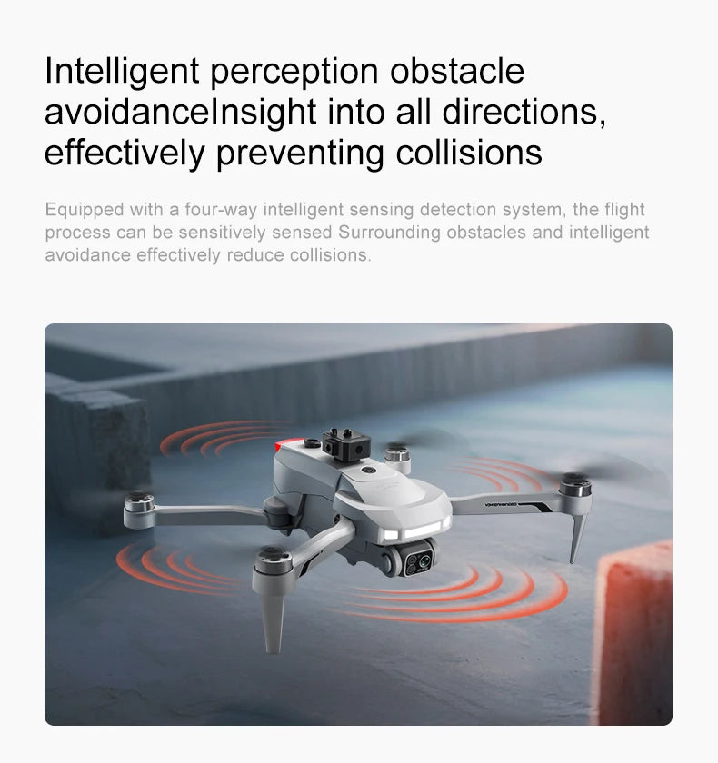 Professional Aerial GPS Return Large Screen FPV RC Drone 8K Auto Spray Optical Flow Obstacle Avoidance Remote Control Quadcopter