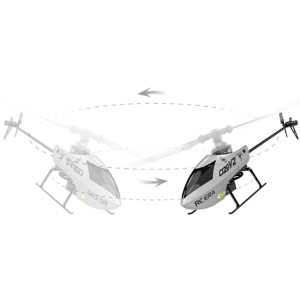 RC ERA C129V2 RTF RC Helicopter 2.4GHz 6-axis Gyroscope One Click 3D Flip Remote Control Aircraft Hobby Toys