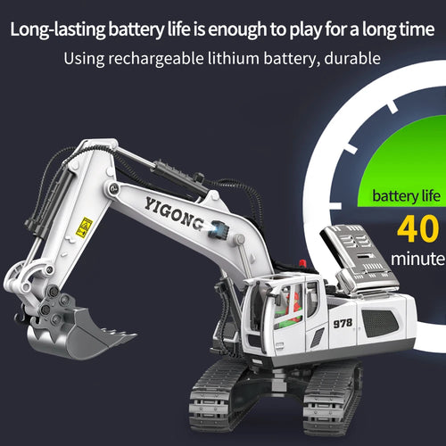 Load image into Gallery viewer, Remote Control Excavator Bulldozer Dump Truck Rc Car Toys Electric Engineering 2.4g High-Tech Vehicle Model Toys For Kids Gifts
