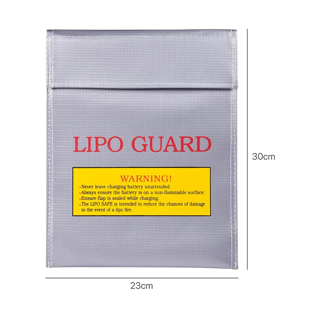 Battery Safe Bag Fireproof for RC Car Drone Batteries Travel Storage Charging Large Explosion-Proof Bags Portable