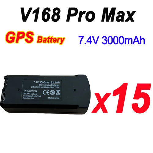 Load image into Gallery viewer, V168 Pro Max Battery 7.4V 3000mAh Original Battery V168 Dron 3.7V 2000mAh For V168 RC Quadcopter Spare Battery Parts Accessories
