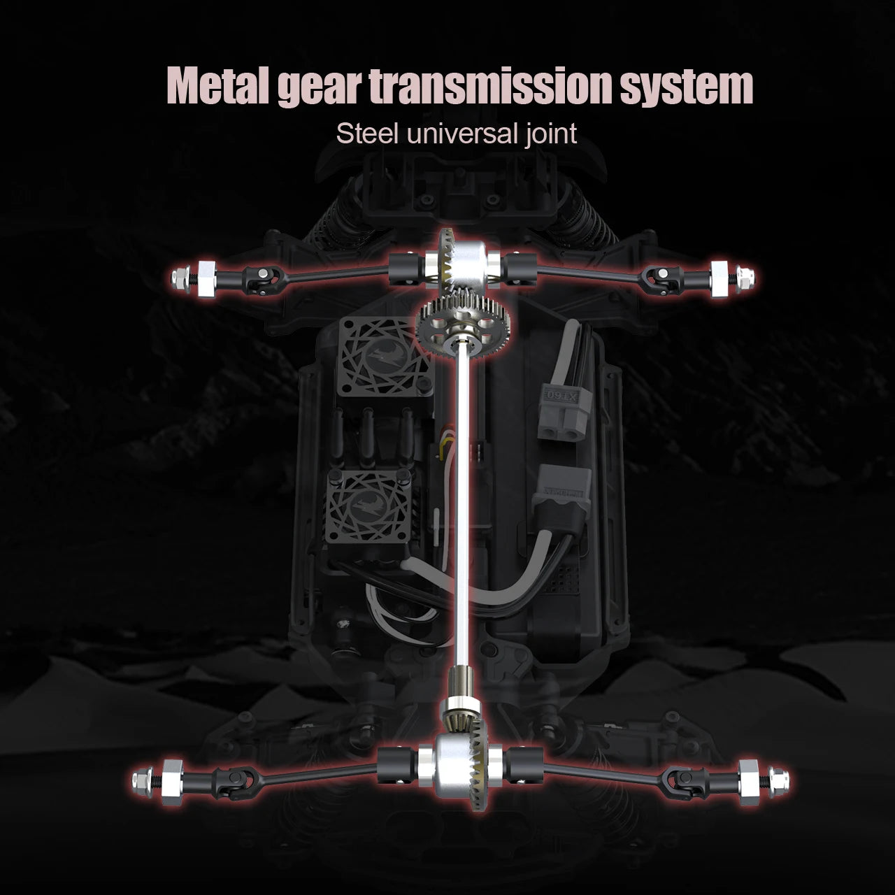 1/16 4WD RC Car Brushless High-speed Truck 2.4G Remote Control Climbing Vehicle 4x4 Off-road Big-wheels Crawler Toys for Adults