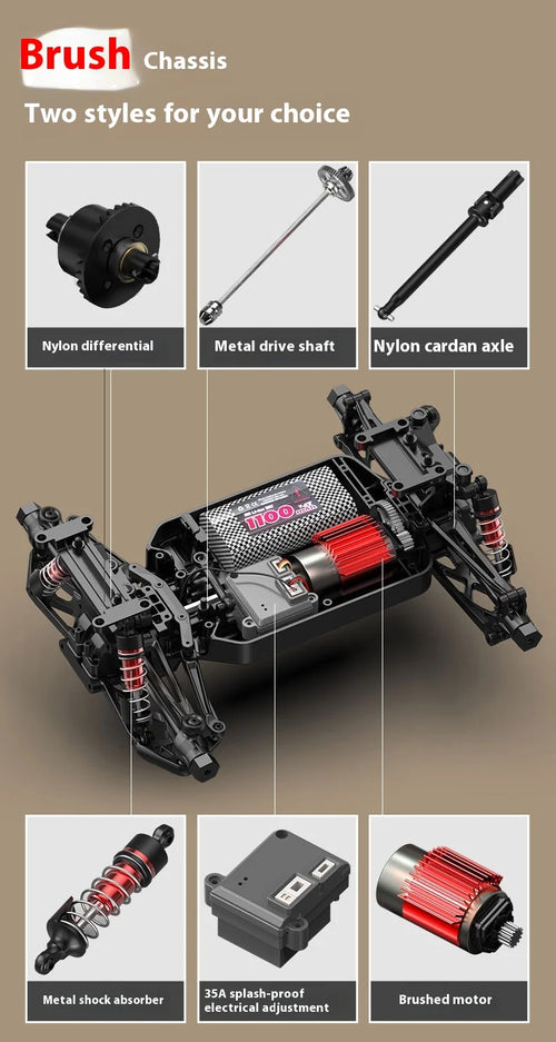 Load image into Gallery viewer, 1:16 RC offroad 4x4 RC truck
