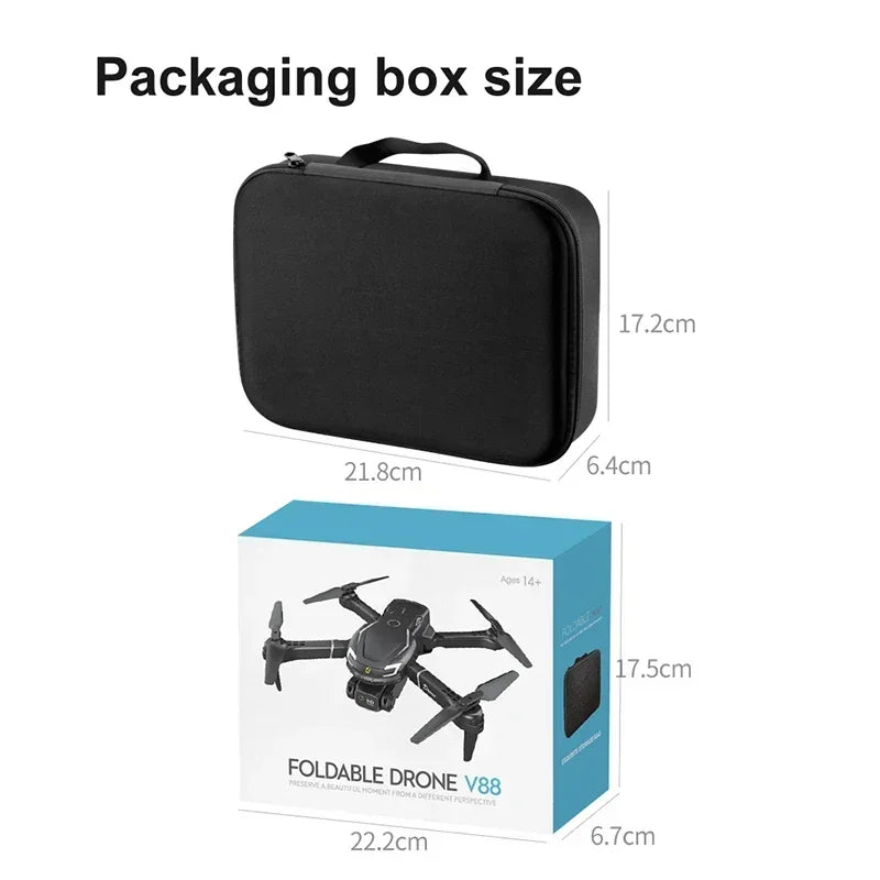 GISAEV V88 Drone 8K 5G GPS Professional HD Aerial Photography Remote Control Aircraft HD Dual Camera Quadcopter Toy UAV