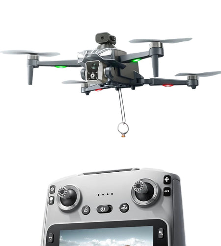 Drone K18Max New 8K Professional Camera Drone 360° Laser Obstacle Avoidance 5G GPS Brushless Motor With Screen Remote Control Drone