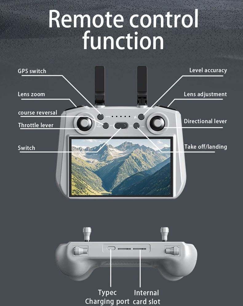 2025 New AE3 PRO Max+ GPS Drone 8K Dual Camera With Screen 5G Wifi FPV 3-Axis Gimbal Obstacle Avoidance Quadcopter RC Dron Toy