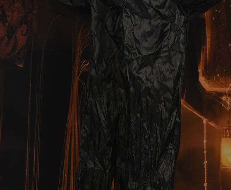 Halloween Decoration Screaming Scarecrow Ghost Voice-controlled Glowing and Sound-emitting Pendant Setting Up Props