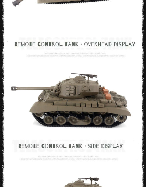 Load image into Gallery viewer, 1:16 Henglong 3838-1 American M26 Pershing Heavy Tank RC Model  Metal Tank Simulation Model Remote Control Athletic Toys

